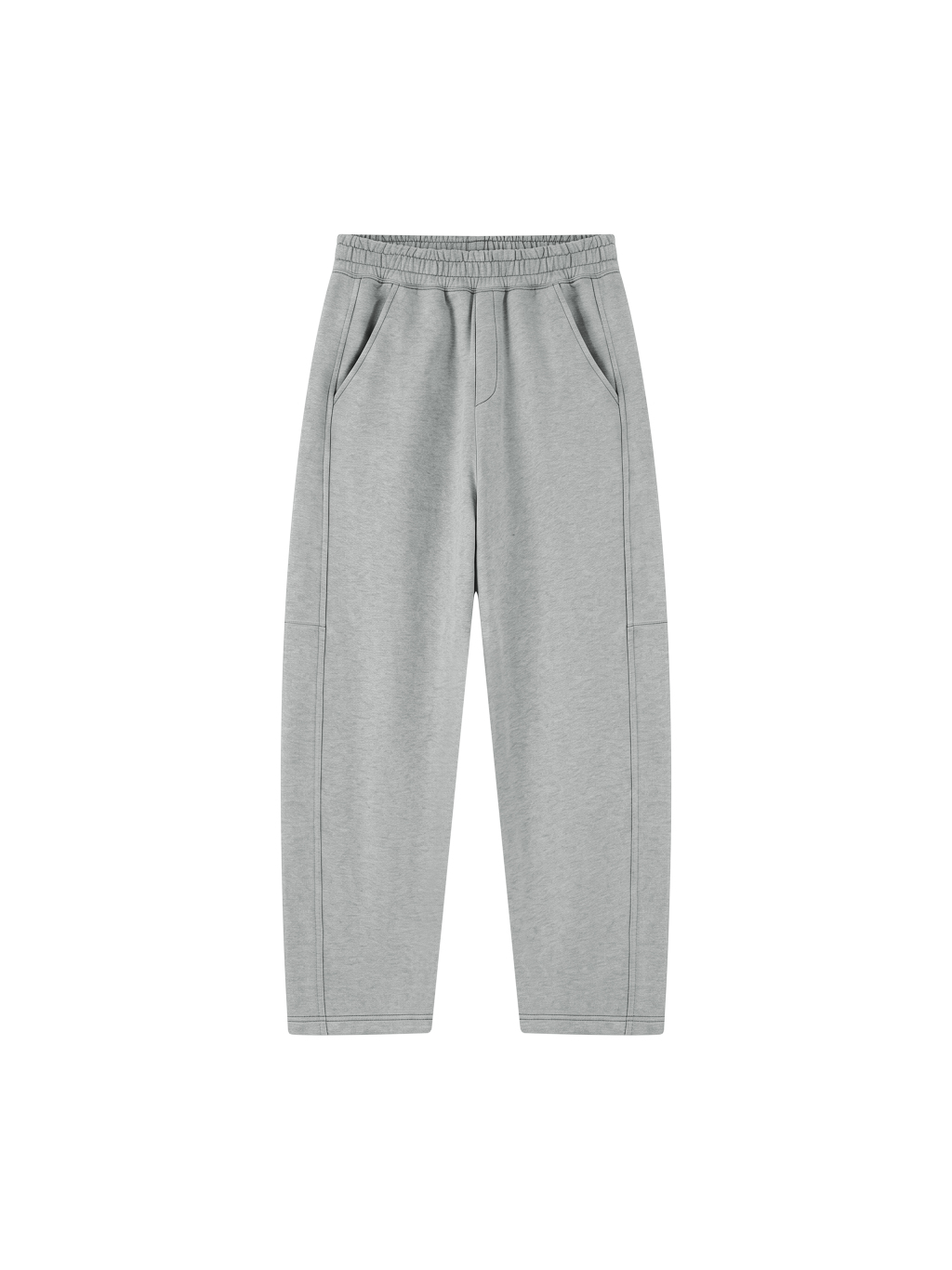 Unisex Tapered Straight Hem Sweatpants - Main Image
