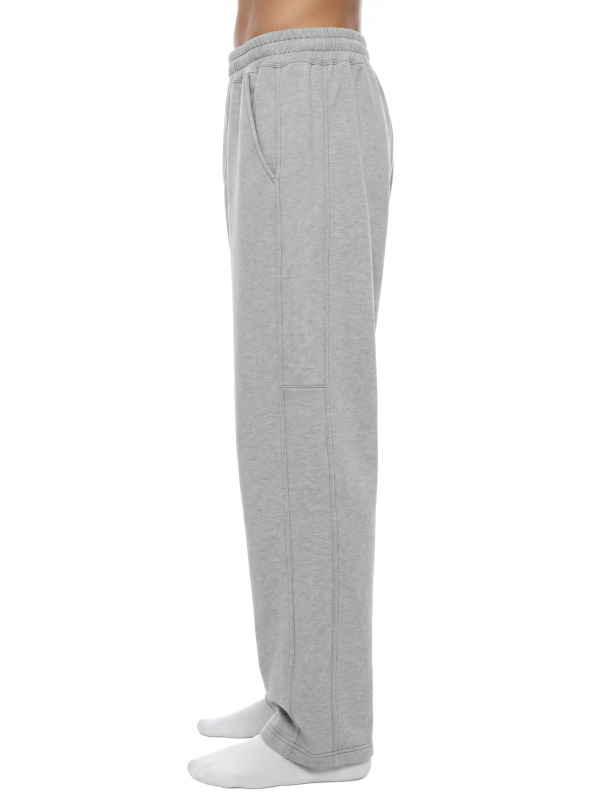 Unisex Tapered Straight Hem Sweatpants
