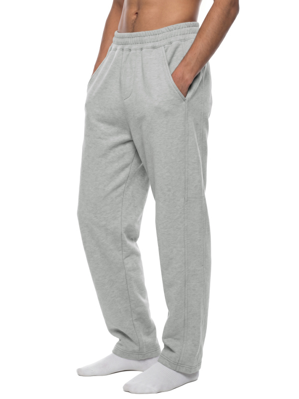 Unisex Tapered Straight Hem Sweatpants