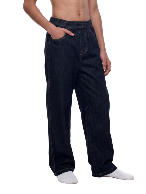 Kid’s Straight Leg Elastic Waist Jeans