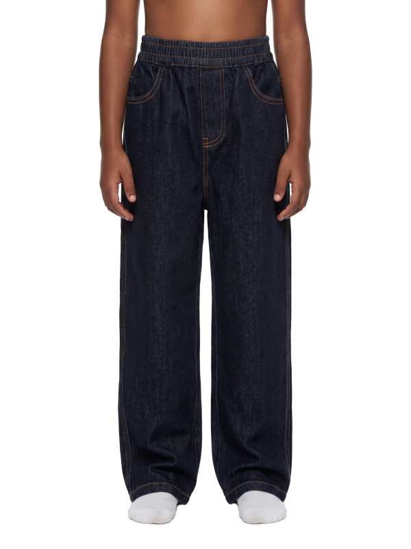 Kid’s Straight Leg Elastic Waist Jeans