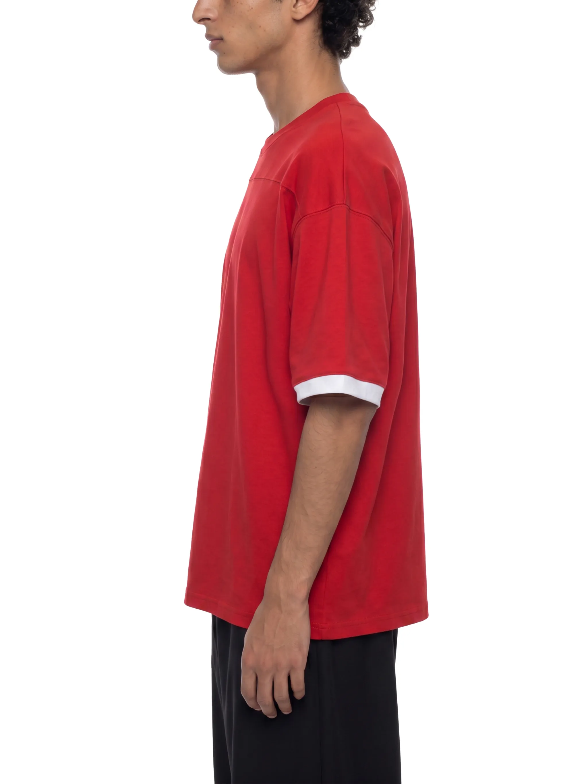 Unisex Color Block Drop Shoulder T-Shirt