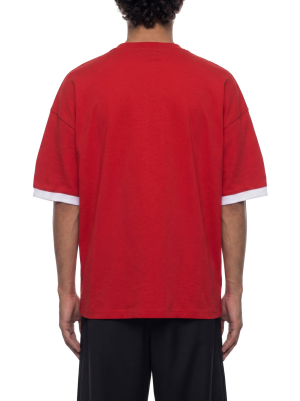 Unisex Color Block Drop Shoulder T-Shirt