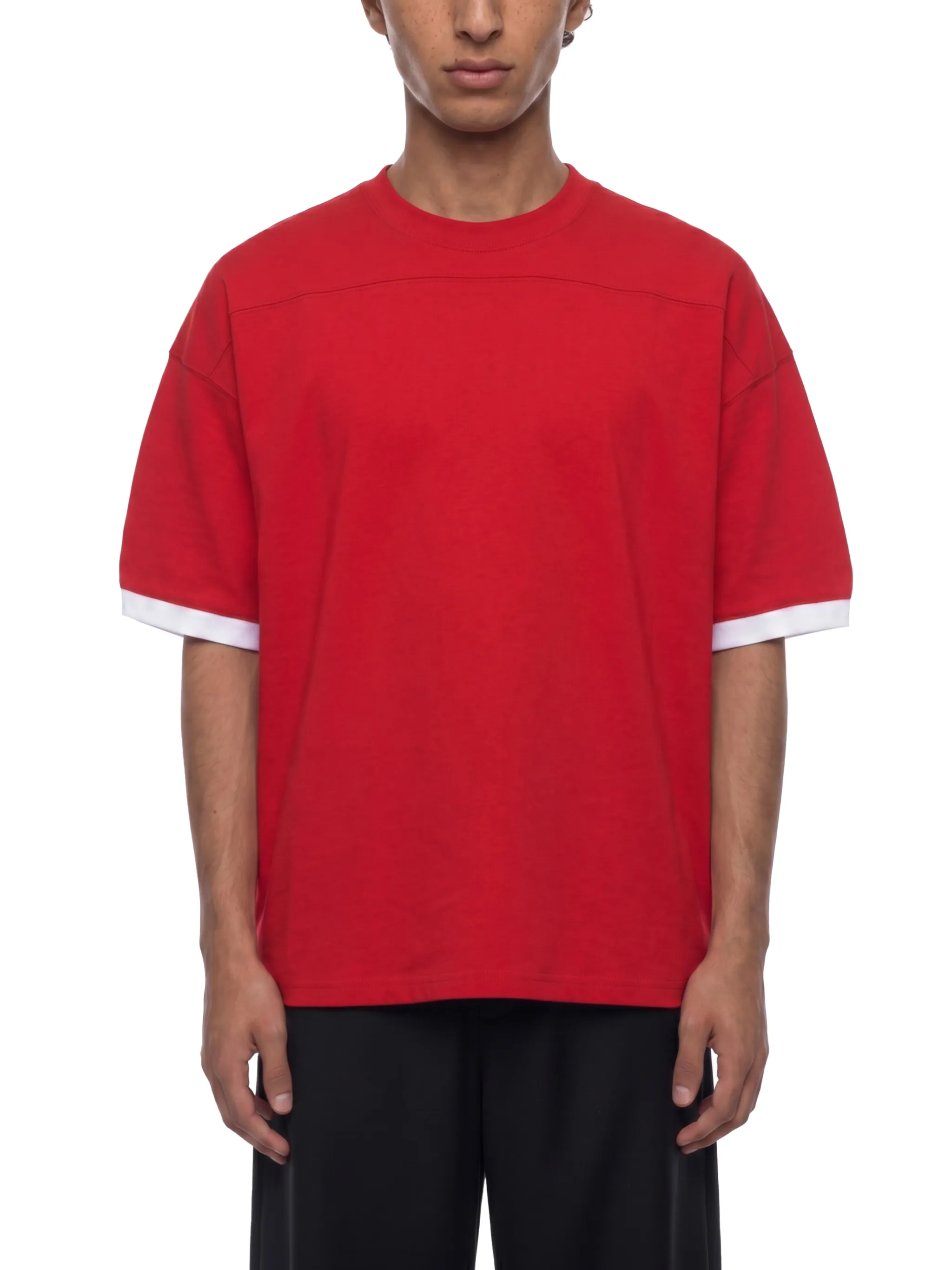 Unisex Color Block Drop Shoulder T-Shirt