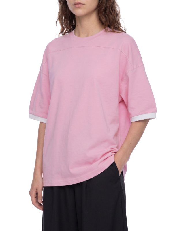 Unisex Color Block Drop Shoulder T-Shirt