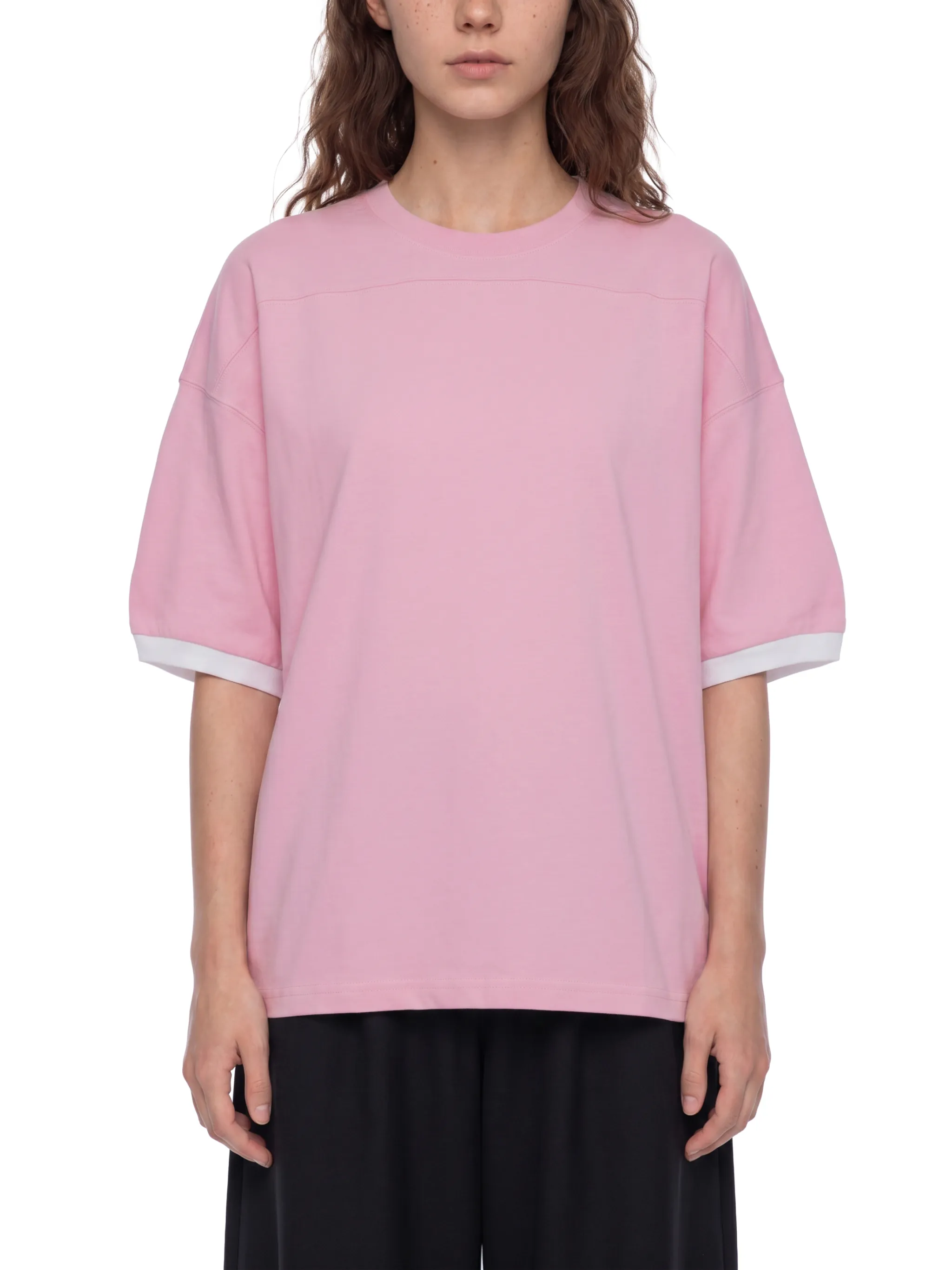 Unisex Color Block Drop Shoulder T-Shirt