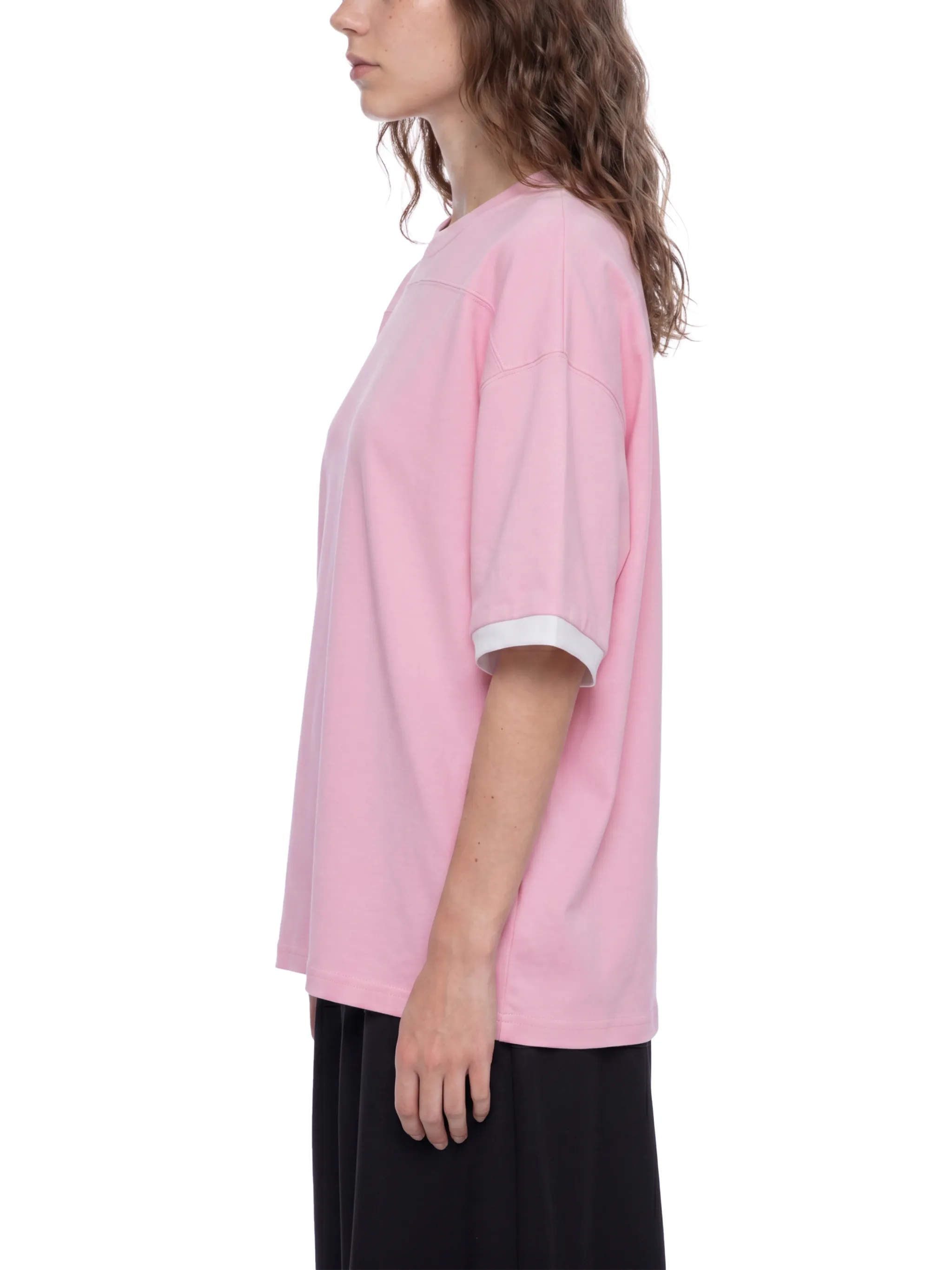Unisex Color Block Drop Shoulder T-Shirt