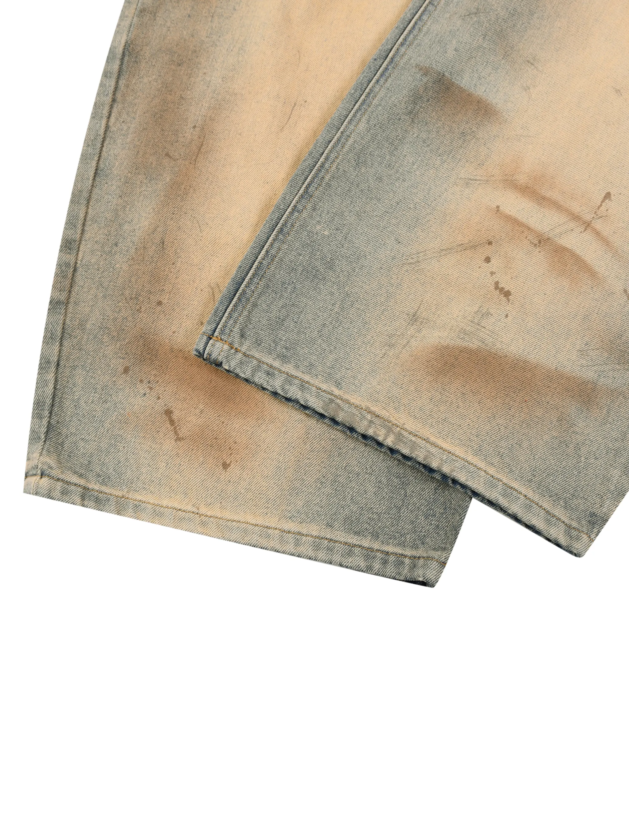 Men’s Vintage Wash Barrel Leg Jeans