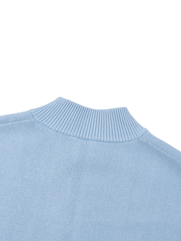Women’s Mock Neck Zip Up Cardigan