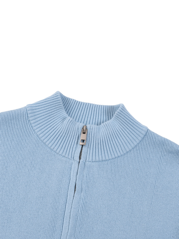 Women’s Mock Neck Zip Up Cardigan