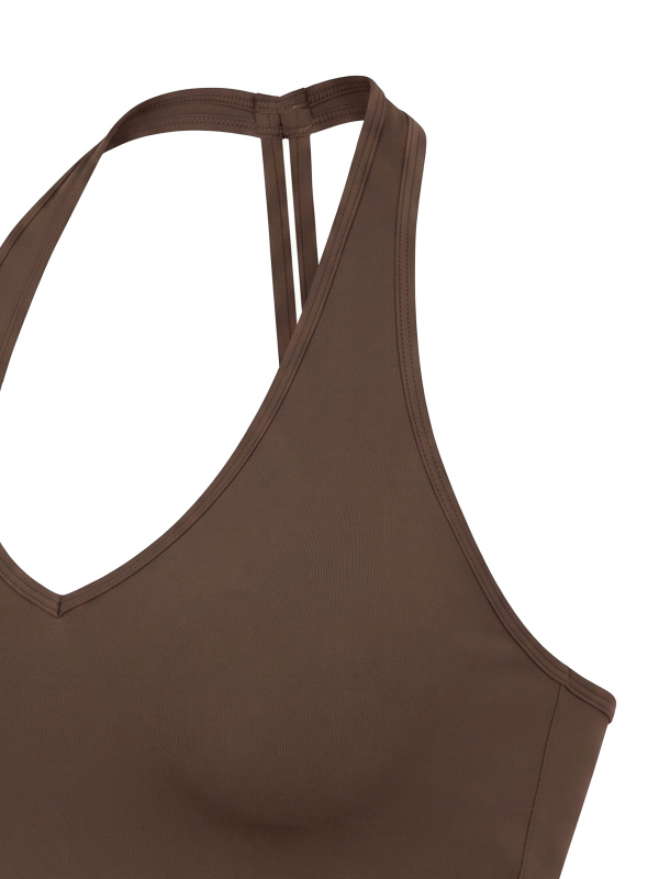 Women’s Halter V-Neck Yoga Tank Top
