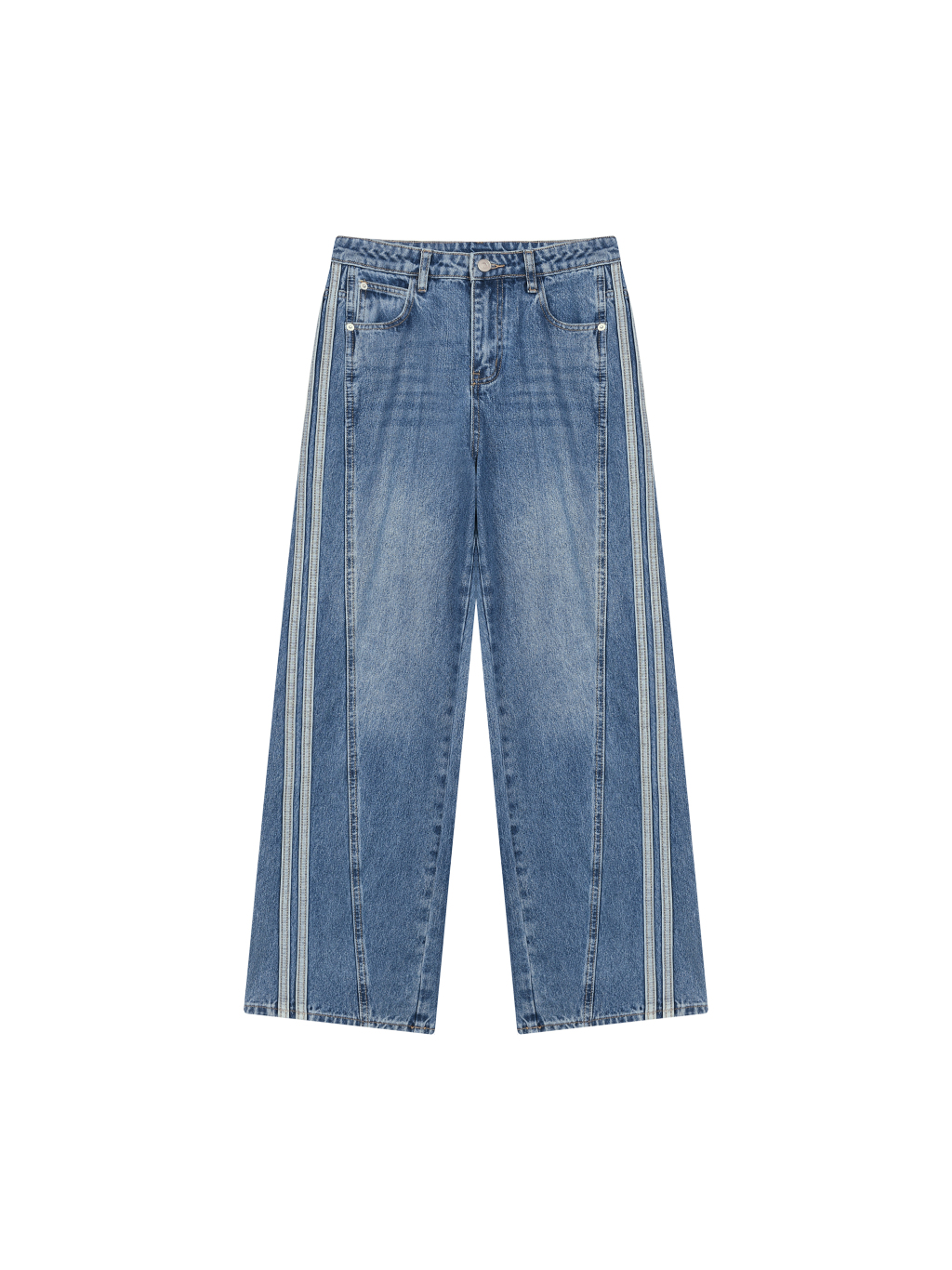 Women’s Wide Leg Denim Jeans - Main Image