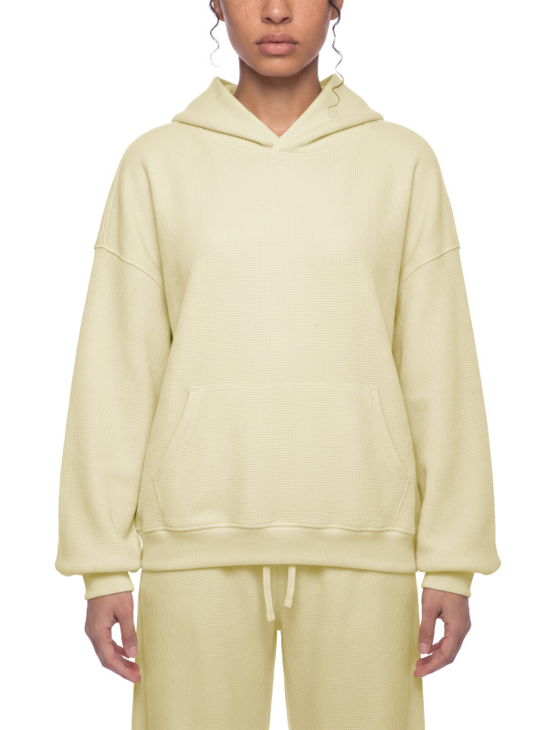 Unisex Waffle Boxy Hoodie