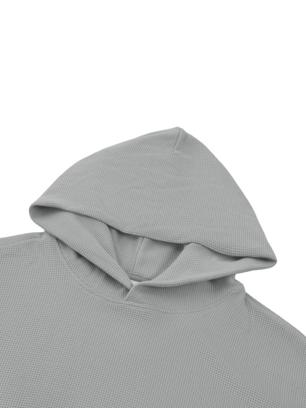 Unisex Waffle Boxy Hoodie