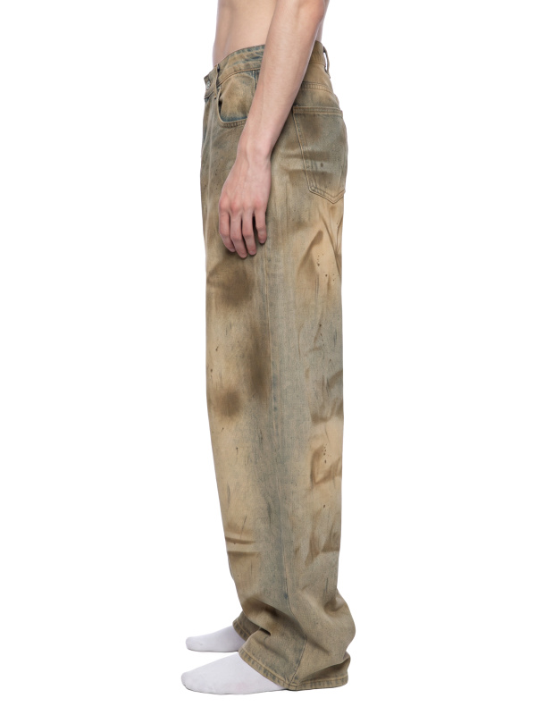 Men’s Vintage Wash Barrel Leg Jeans