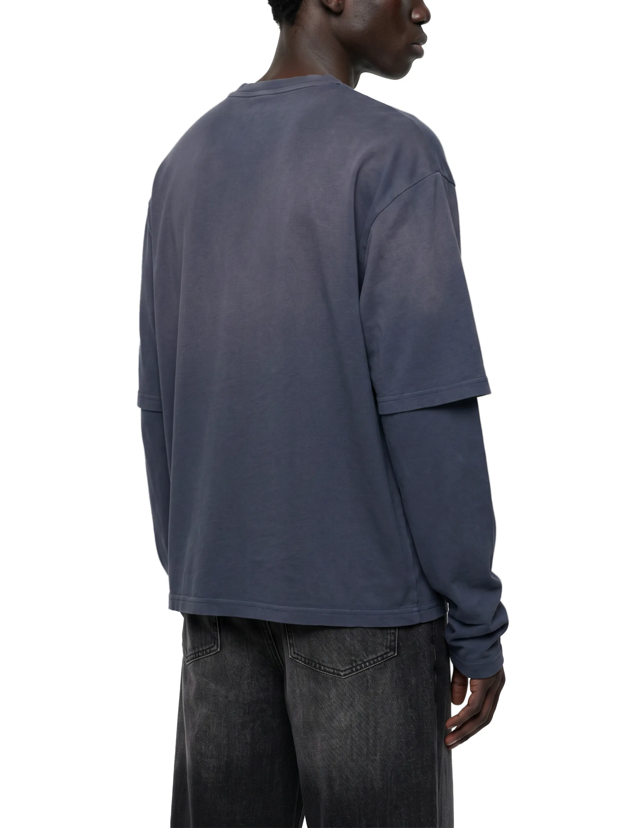 Unisex Vintage Wash Layered T-Shirt