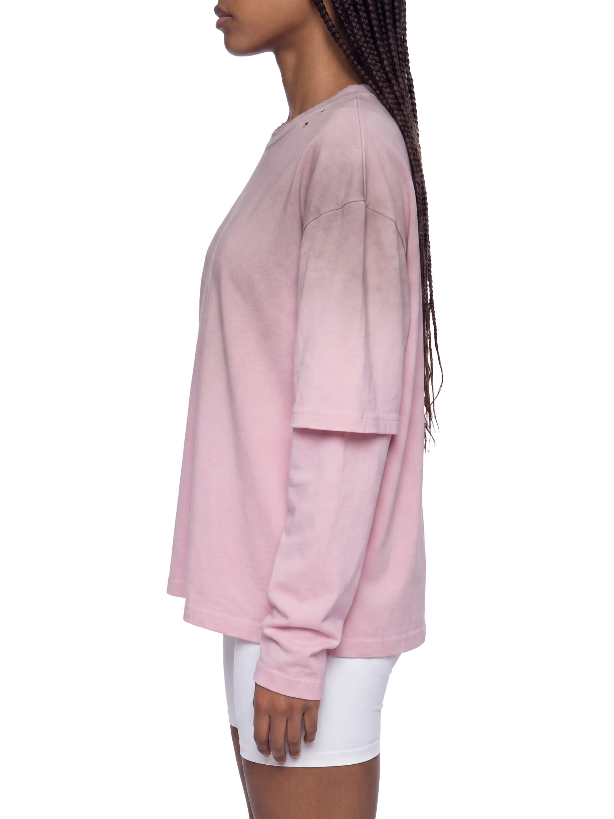 Unisex Vintage Wash Layered T-Shirt