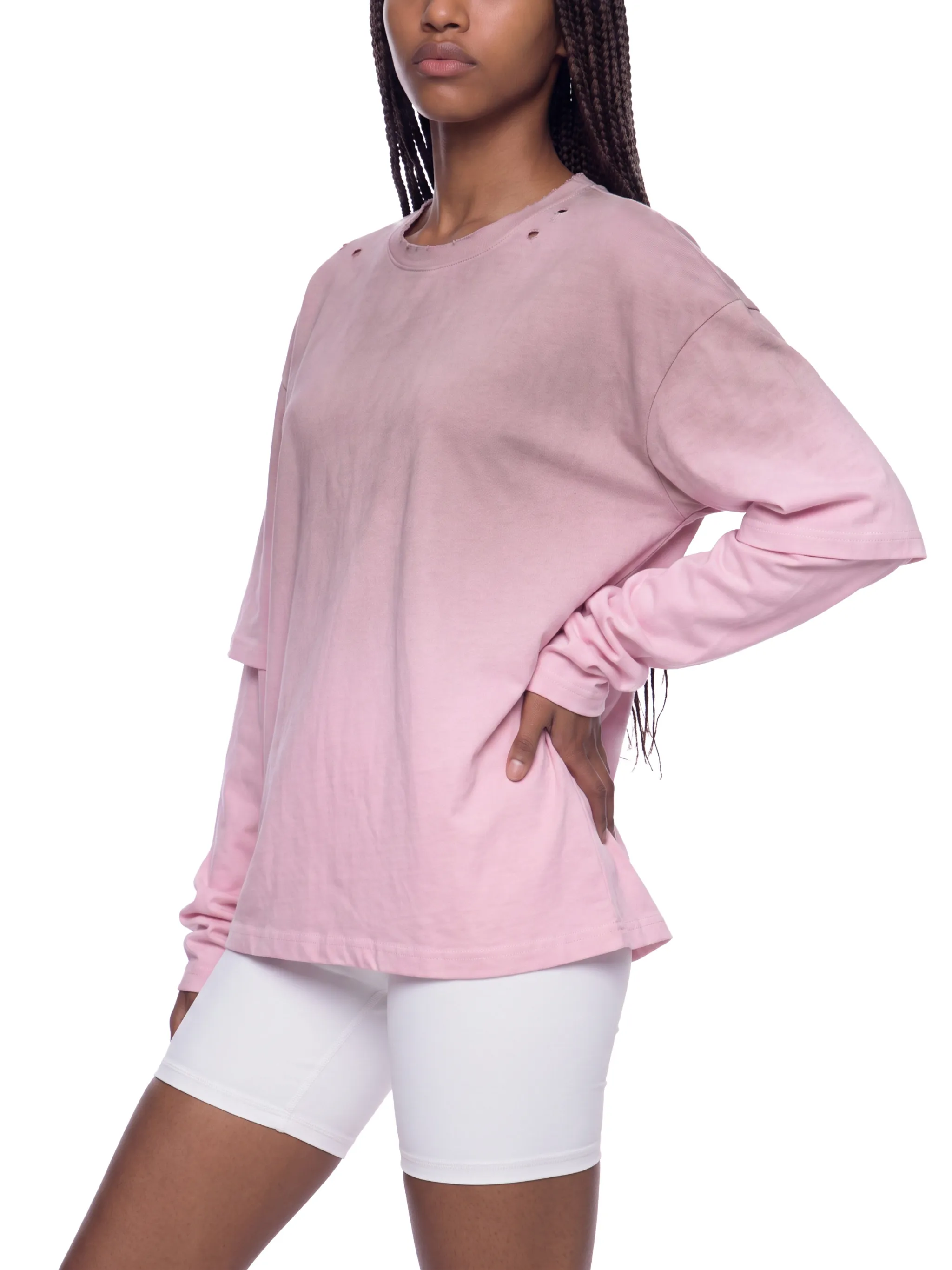Unisex Vintage Wash Layered T-Shirt