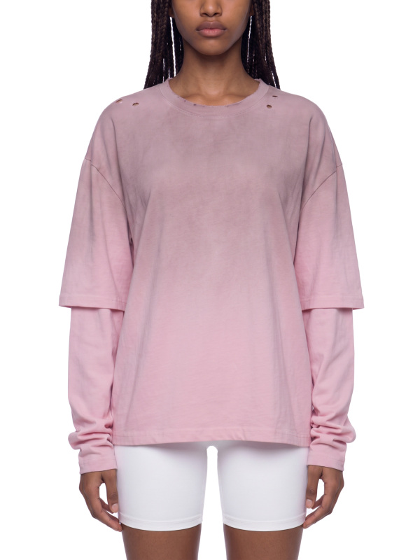 Unisex Vintage Wash Layered T-Shirt