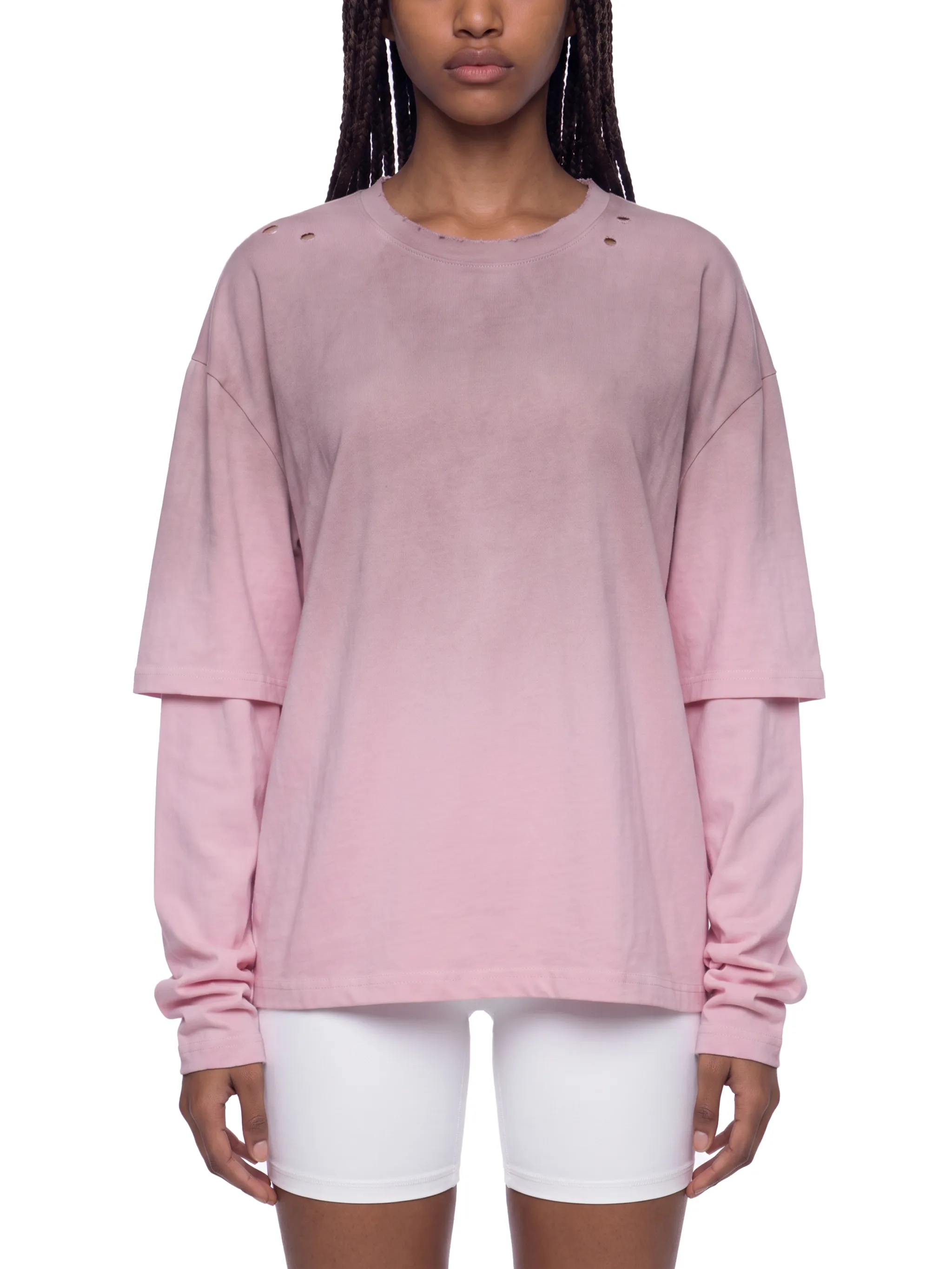 Unisex Vintage Wash Layered T-Shirt