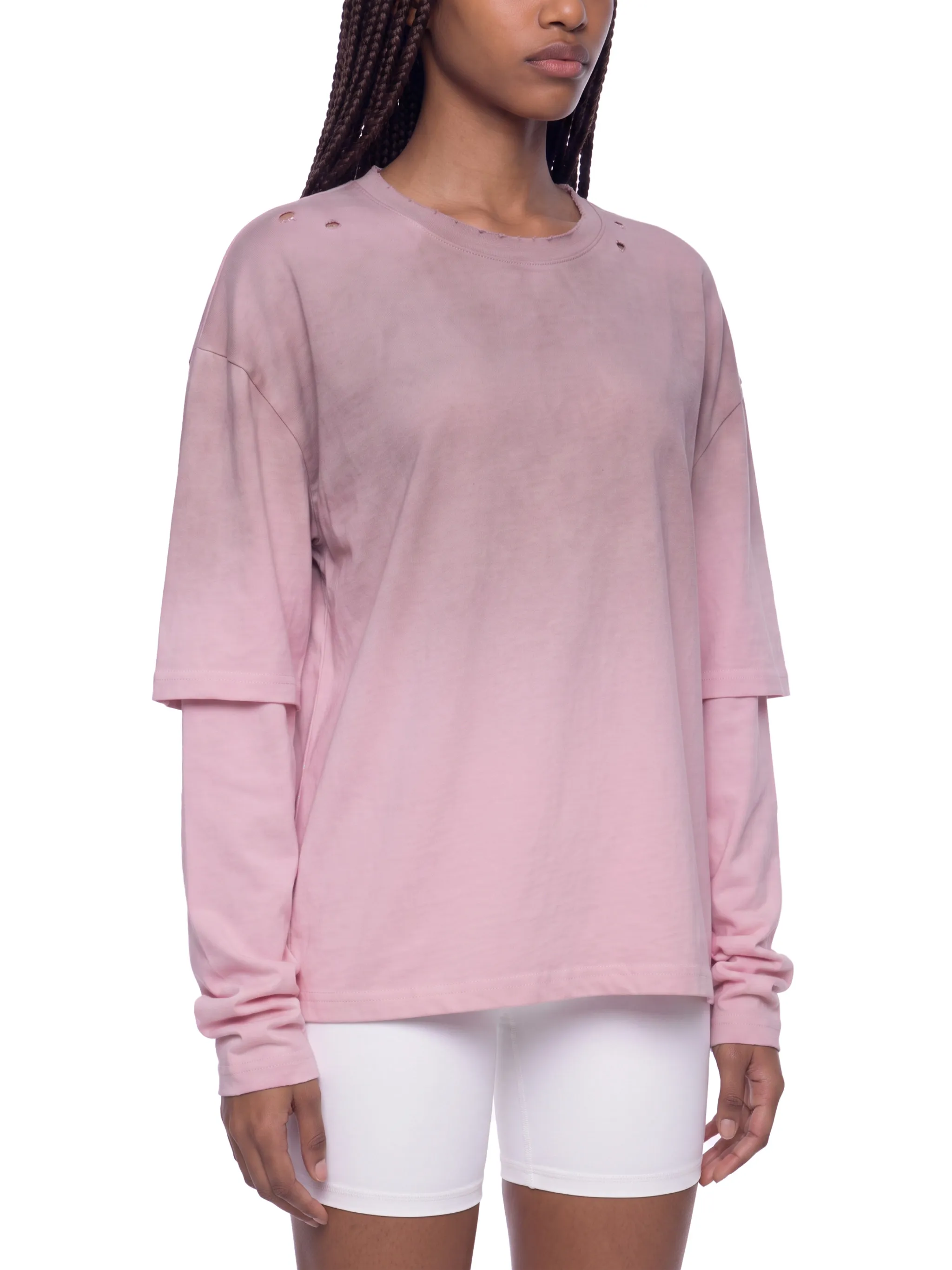 Unisex Vintage Wash Layered T-Shirt