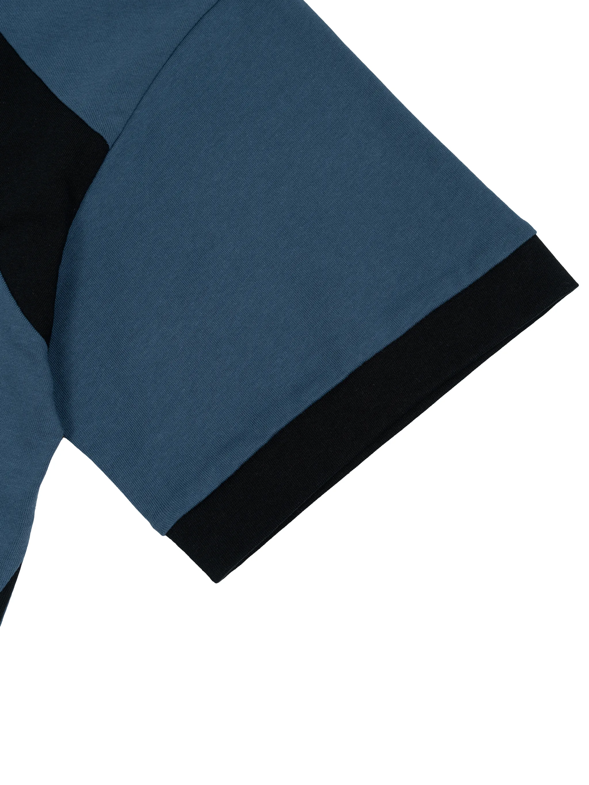 Unisex Color Block V-Neck T-Shirt