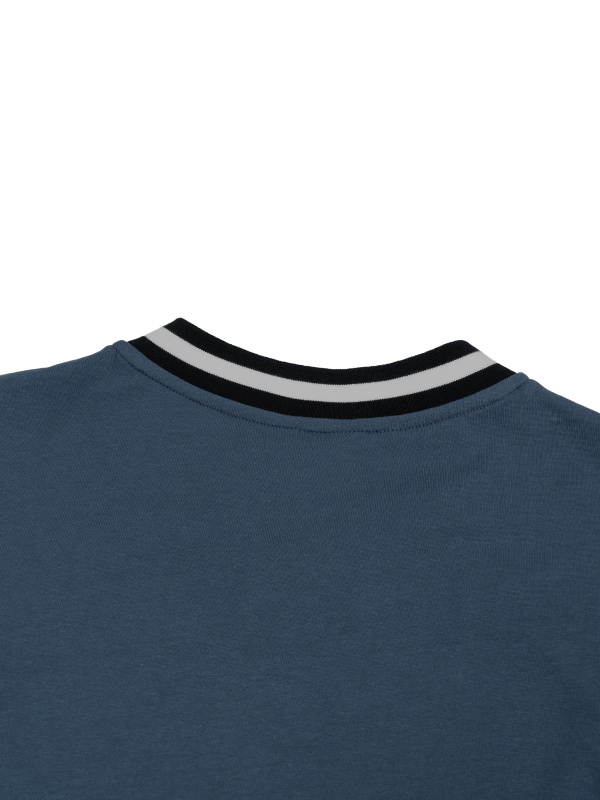 Unisex Color Block V-Neck T-Shirt