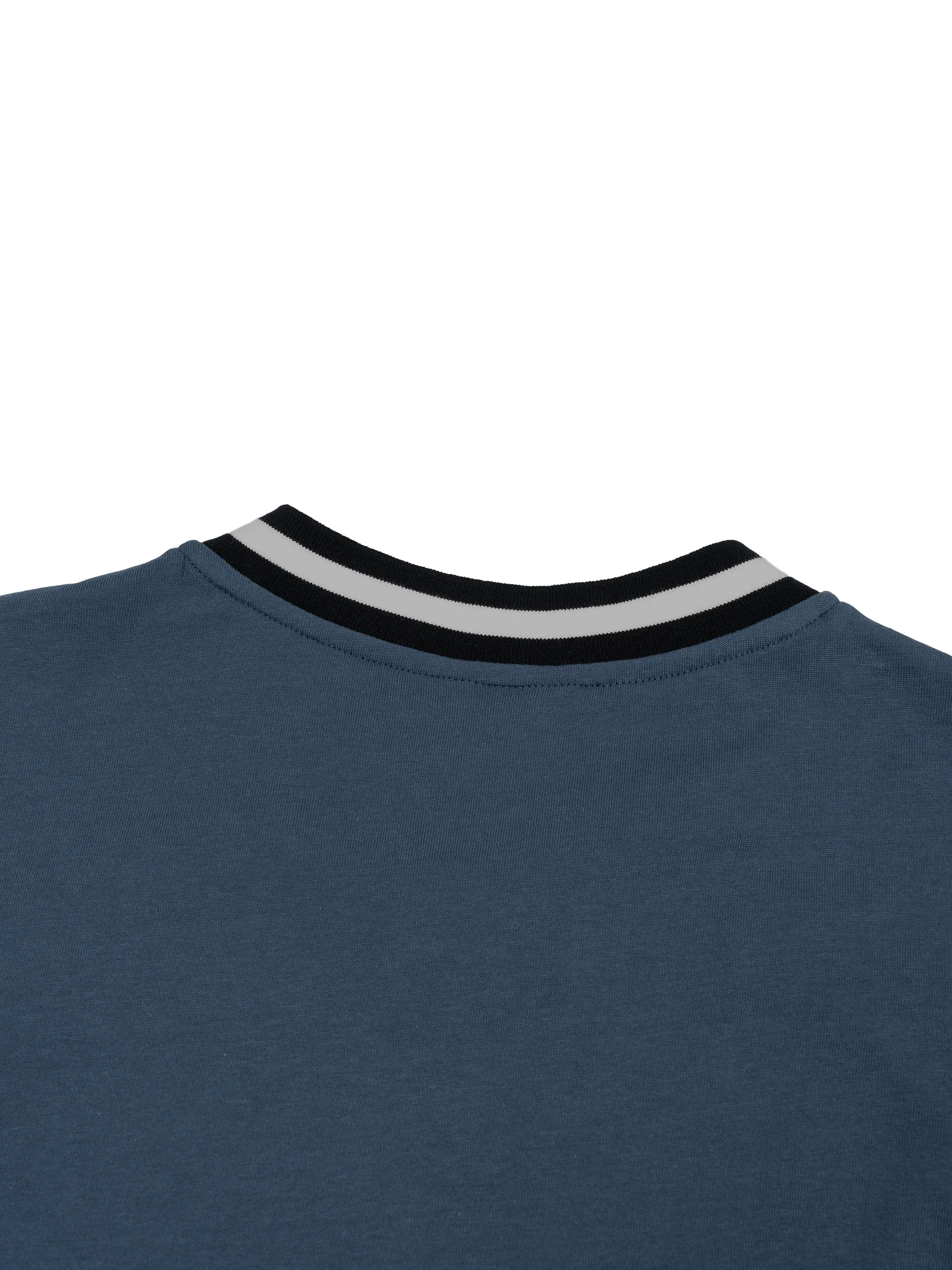 Unisex Color Block V-Neck T-Shirt