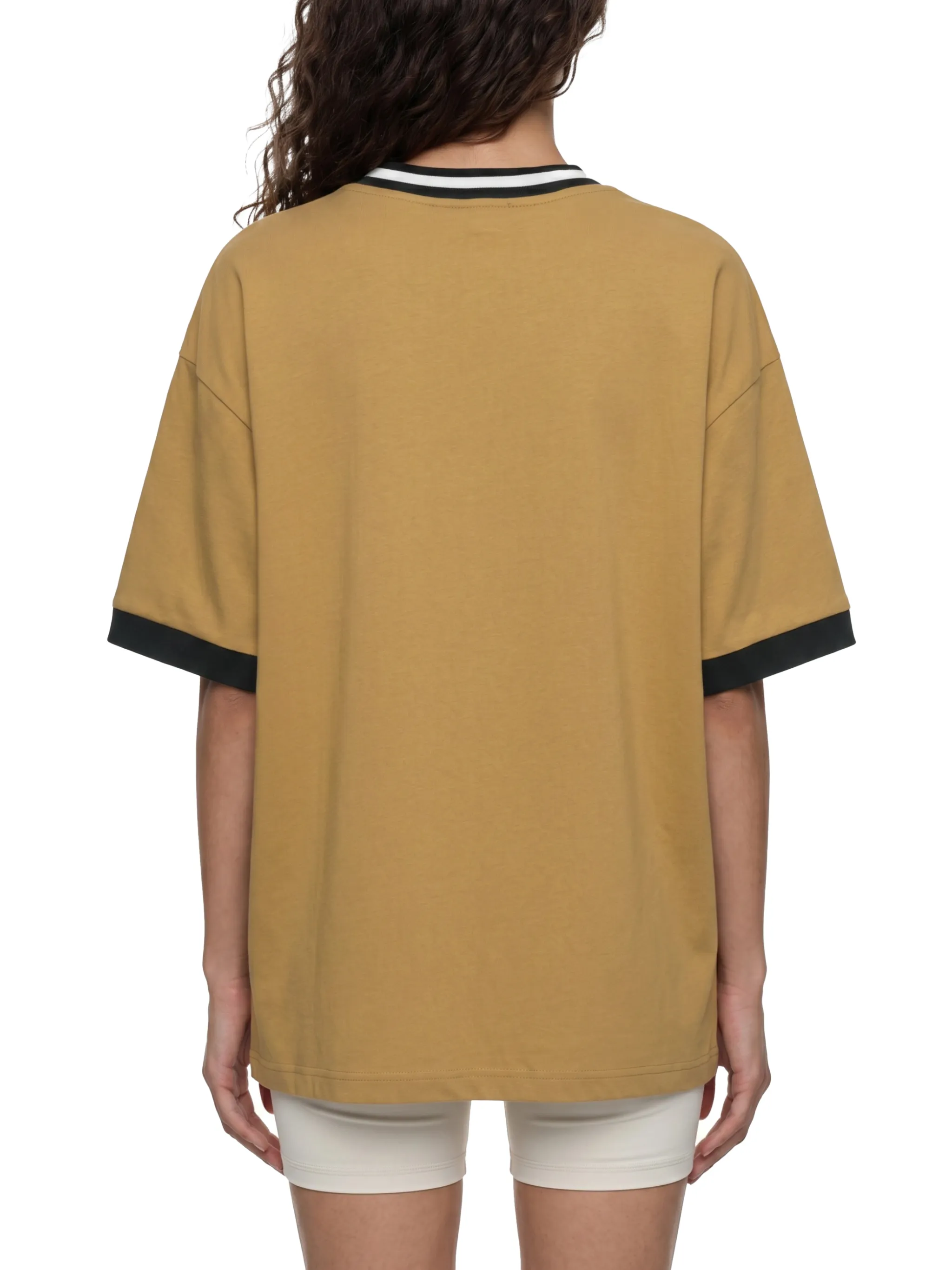 Unisex Color Block V-Neck T-Shirt