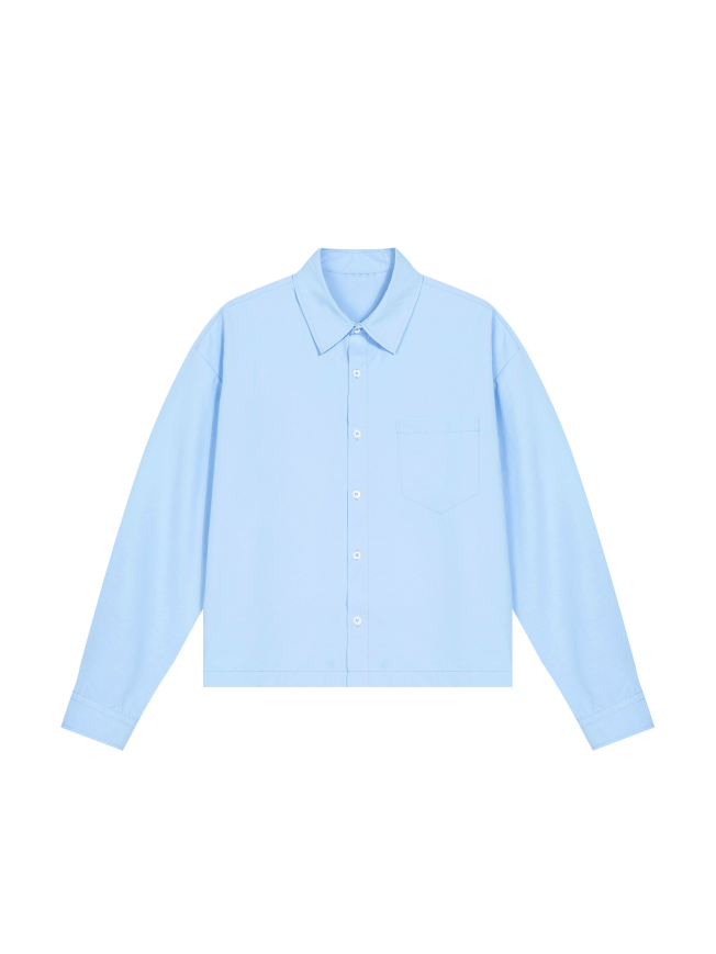 Unisex Boxy Long Sleeve Shirt