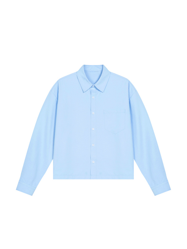 Unisex Boxy Long Sleeve Shirt
