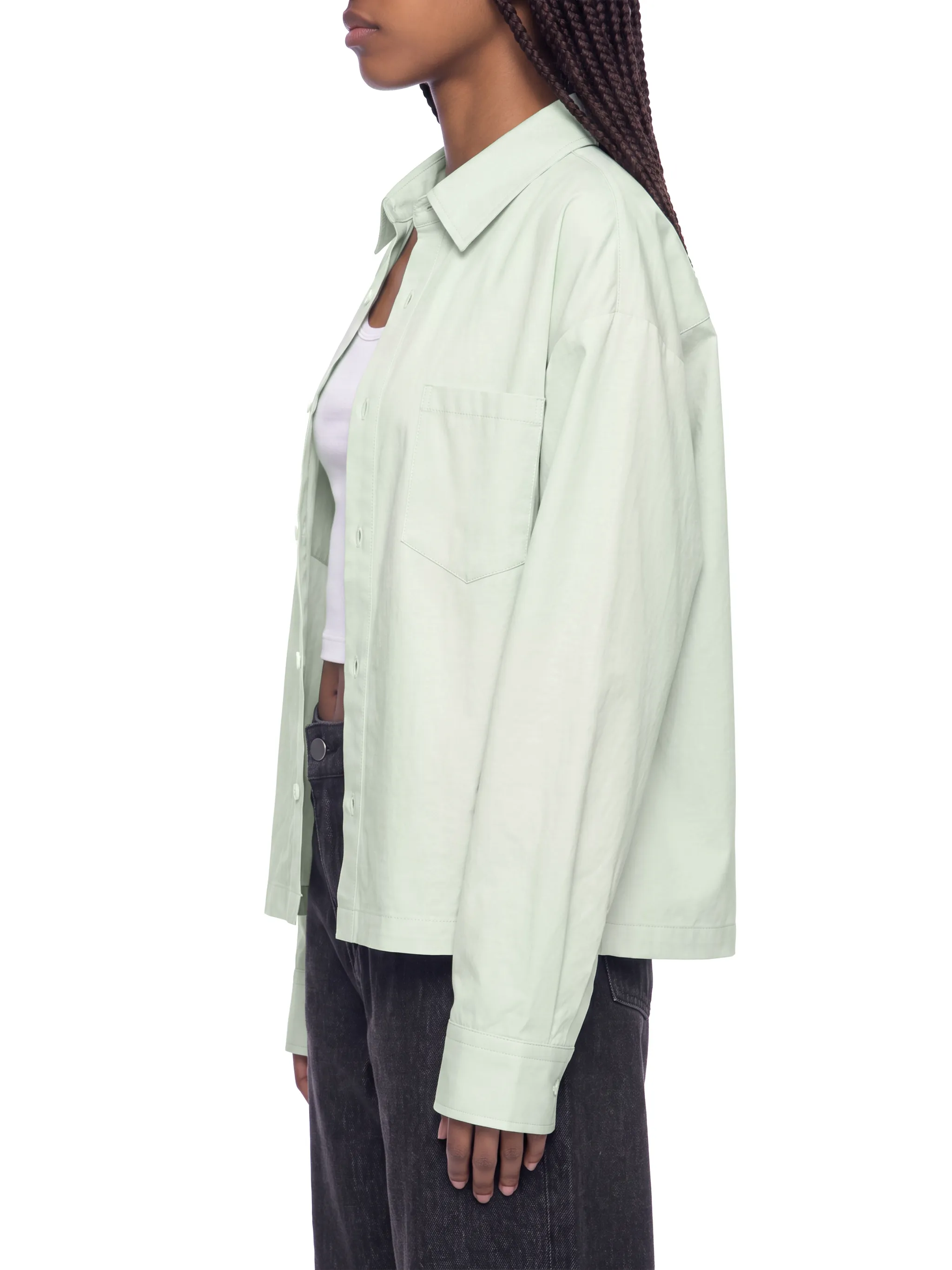 Unisex Boxy Long Sleeve Shirt