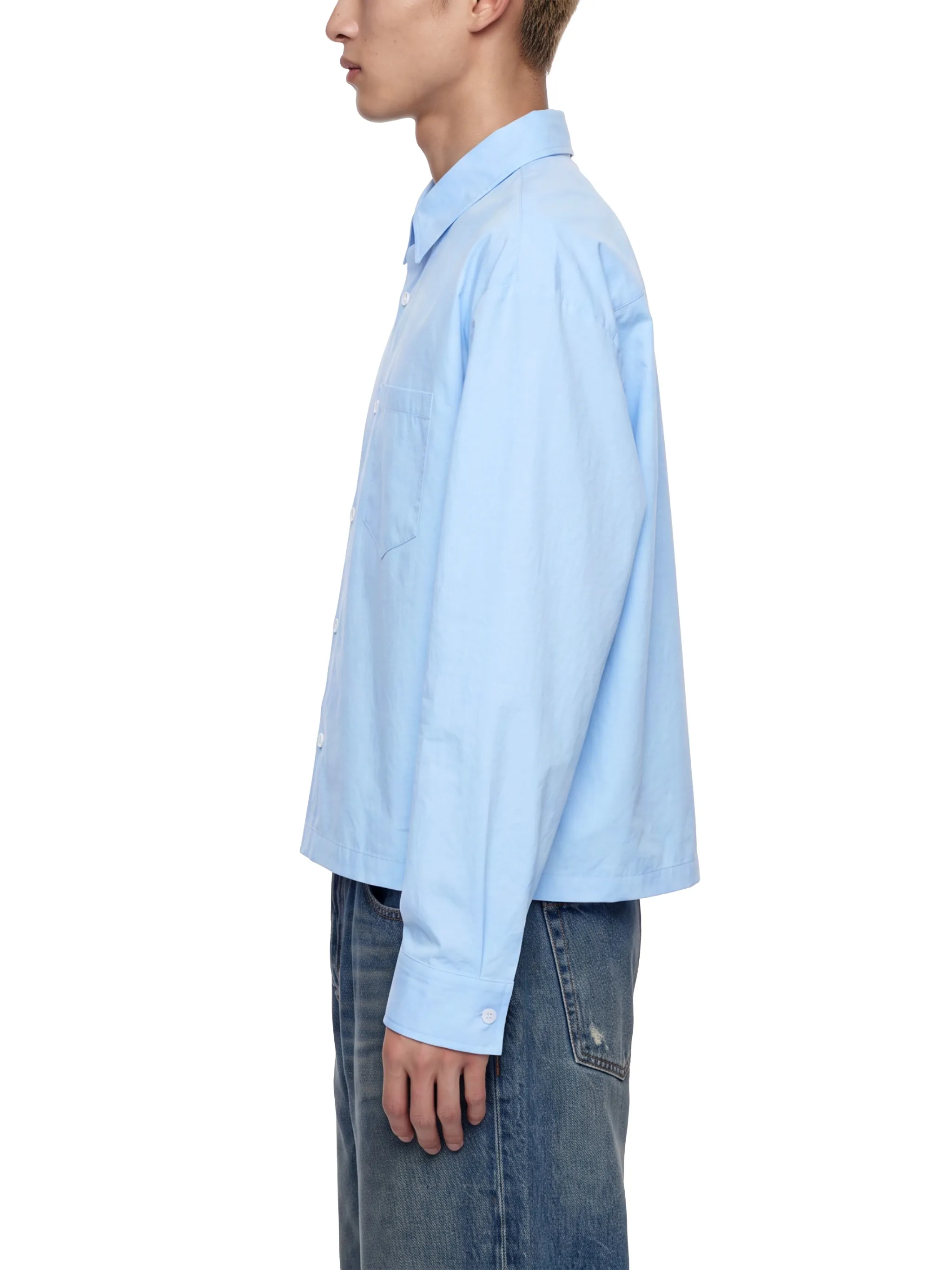 Unisex Boxy Long Sleeve Shirt