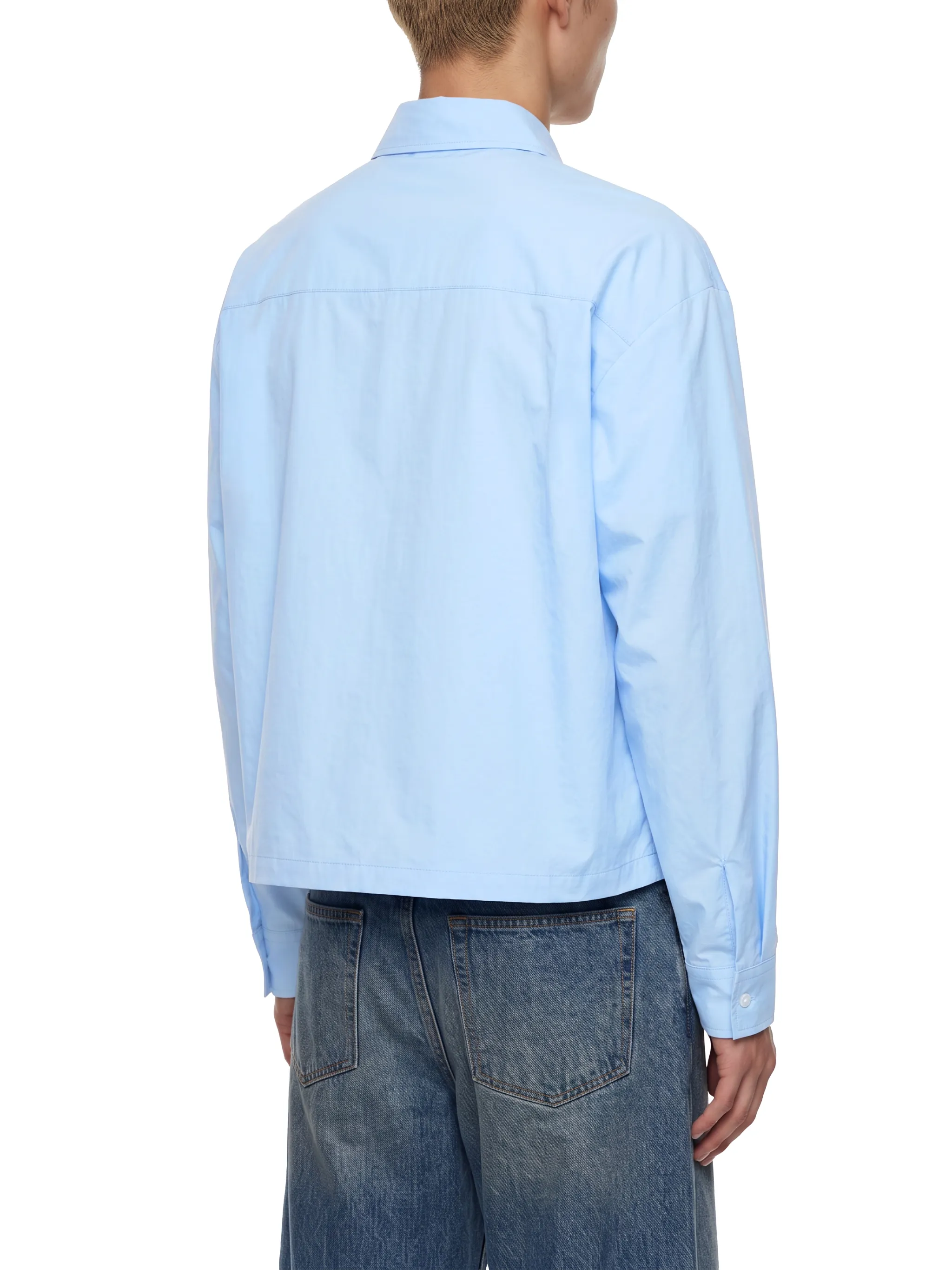 Unisex Boxy Long Sleeve Shirt