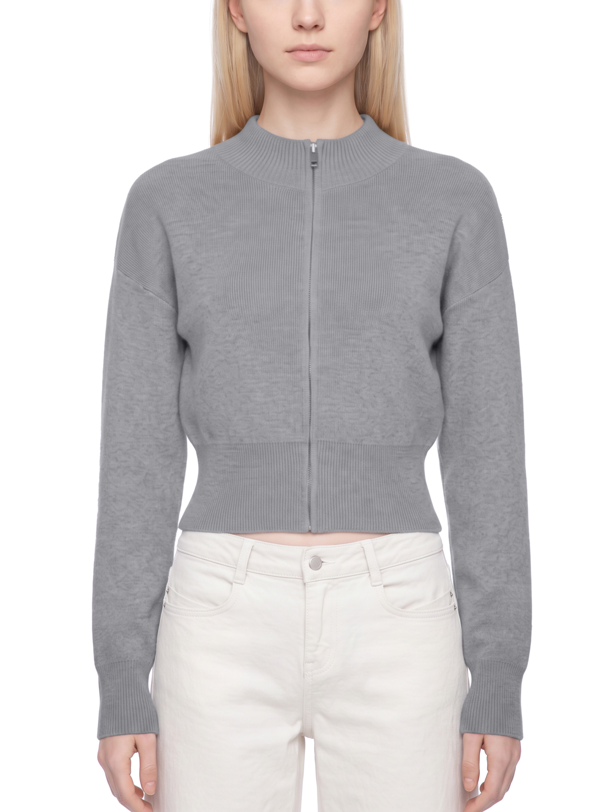 トップス TTTMSW 23AW New Standard Zip Up Cardigan Women's Mock Neck Zip Up Cardigan #WT0223 | TAPSTITCH