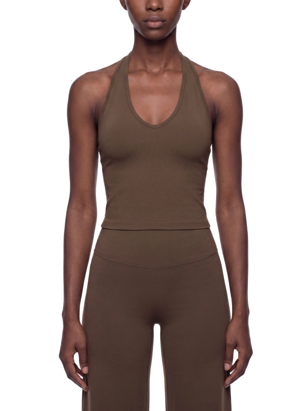 Women’s Halter V-Neck Yoga Tank Top
