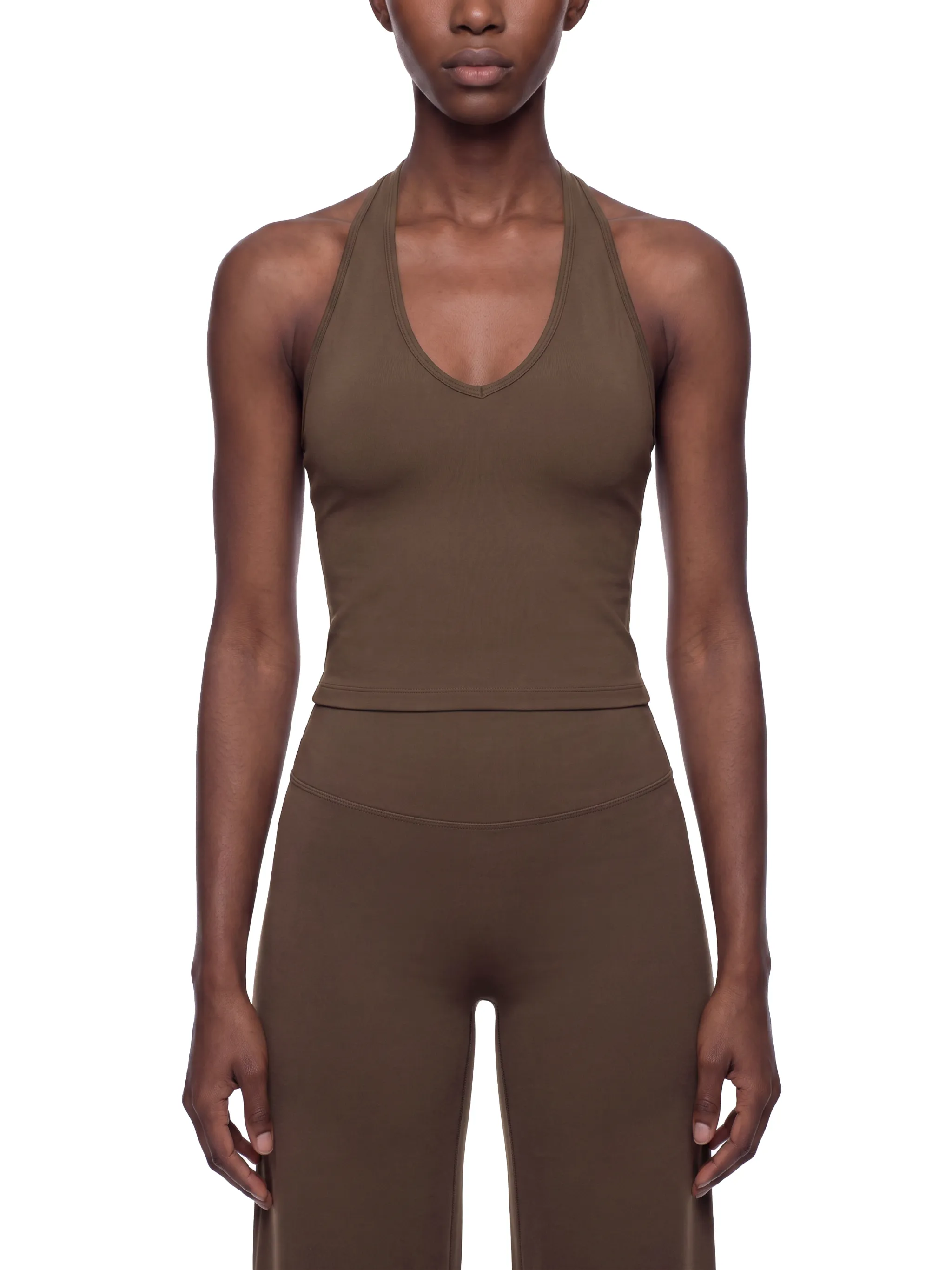 Women’s Halter V-Neck Yoga Tank Top