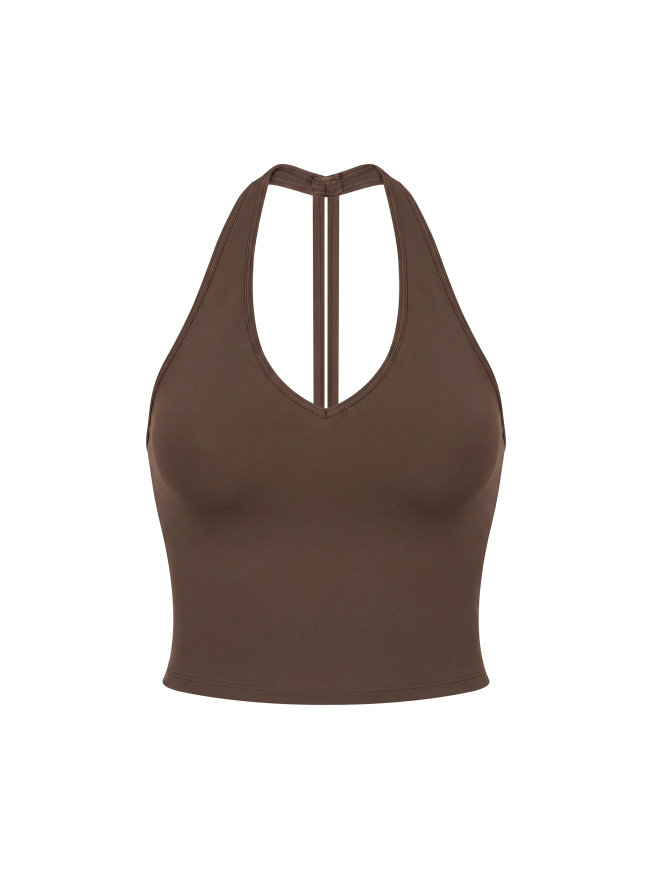 Women’s Halter V-Neck Yoga Tank Top