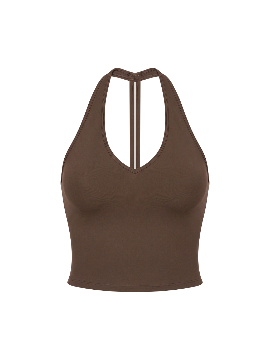 Women’s Halter V-Neck Yoga Tank Top - Main Image