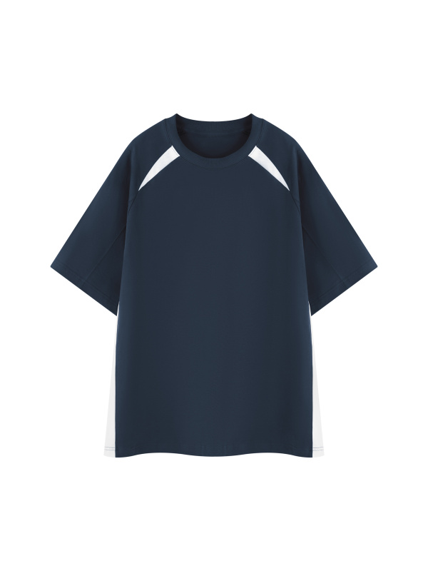 Unisex Contrast Panel Raglan T-Shirt