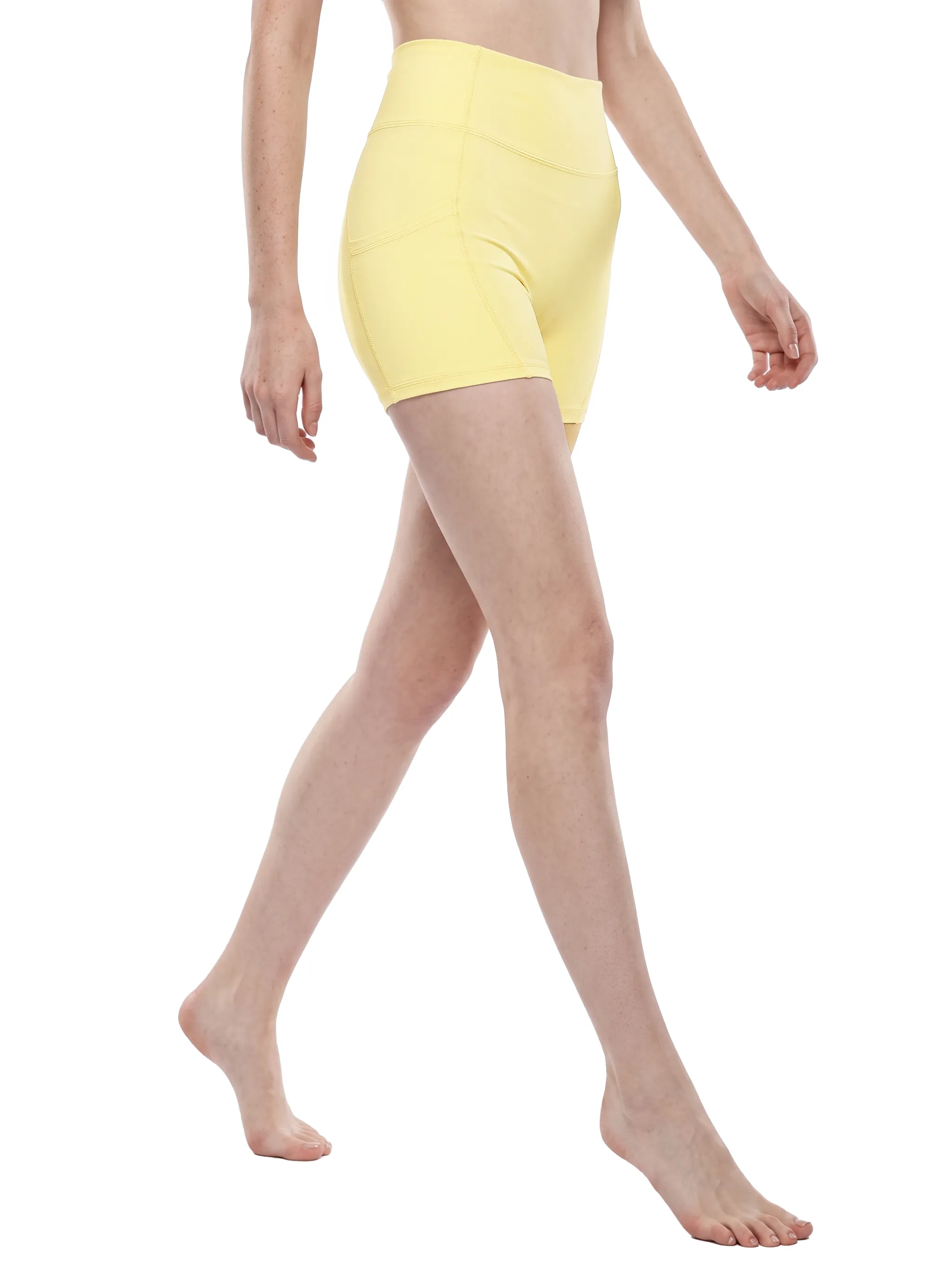 Women’s High Rise Pocket Yoga Shorts