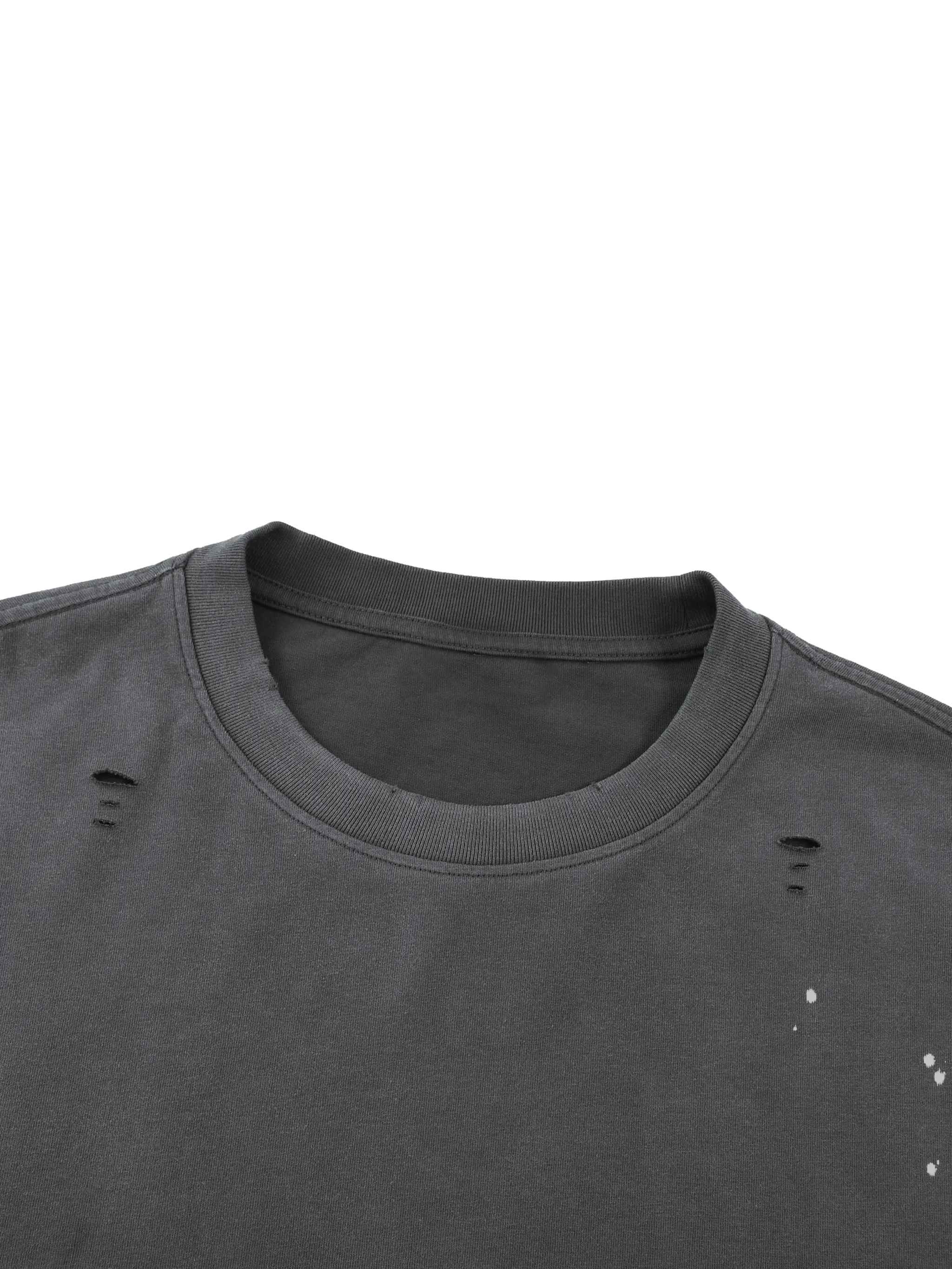 Unisex Vintage Wash Distressed Layer T-Shirt