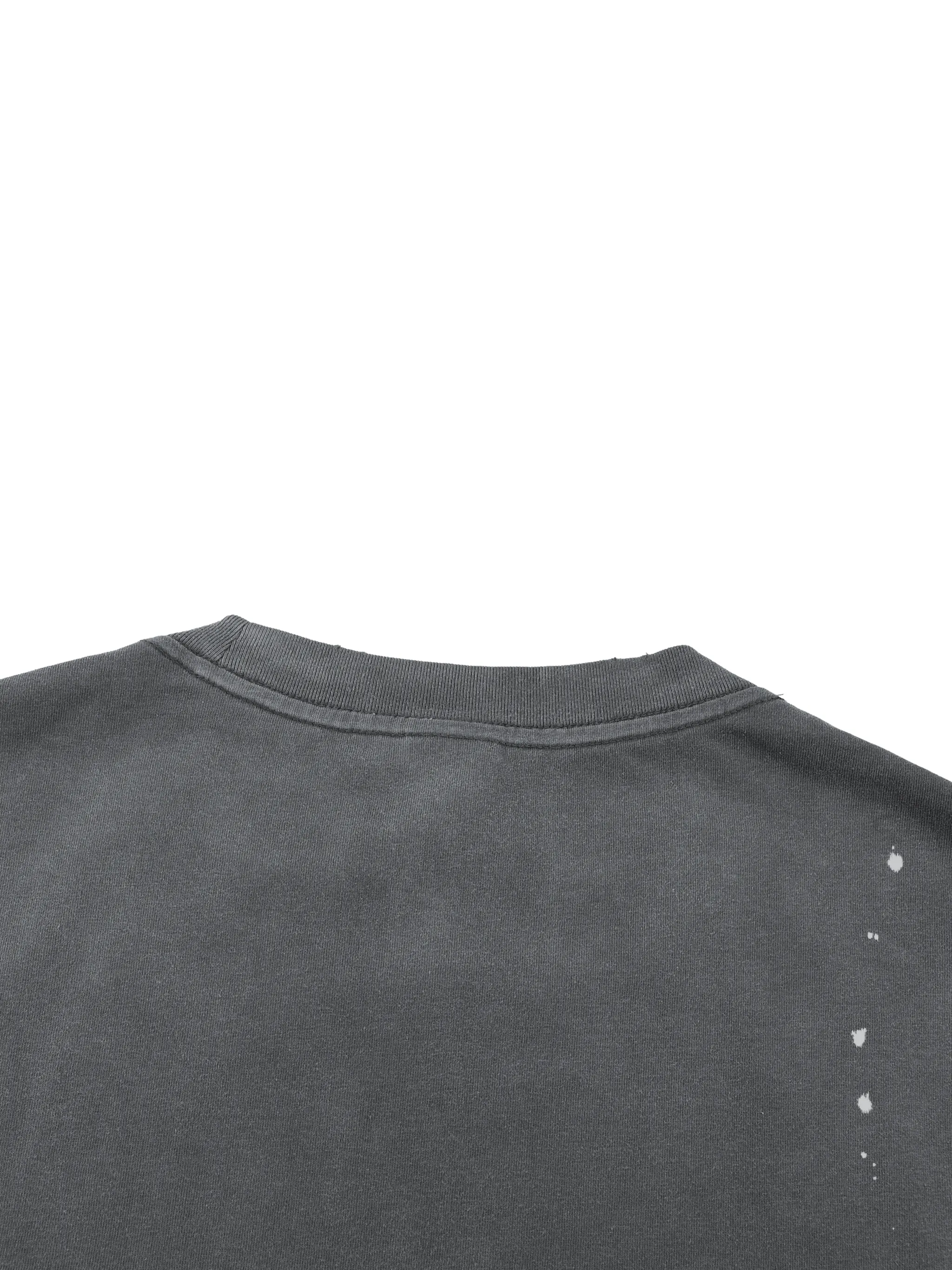 Unisex Vintage Wash Distressed Layer T-Shirt