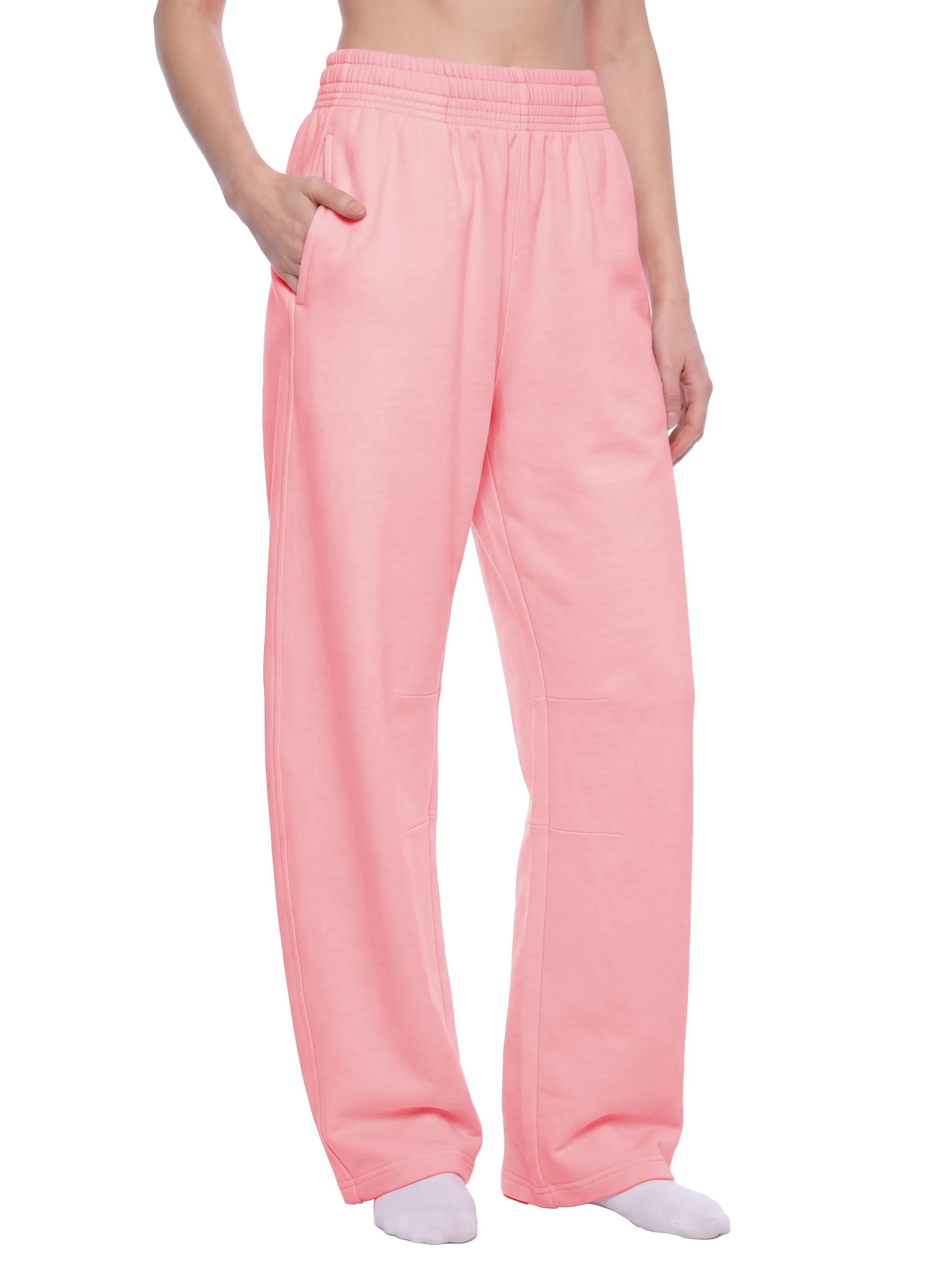 Unisex Vintage Washed Barrel Leg Sweatpants