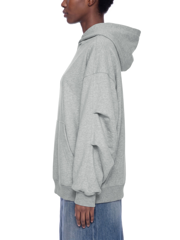 Unisex Heavyweight Ruched Sleeves Hoodie