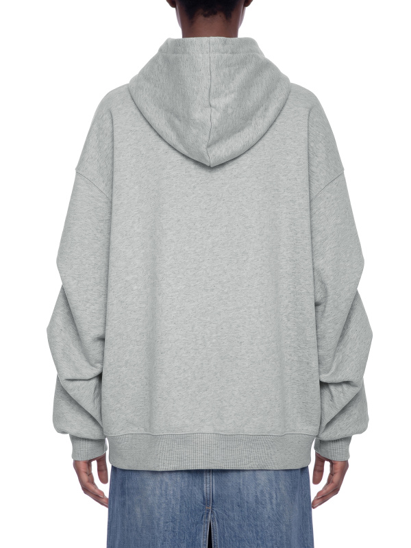 Unisex Heavyweight Ruched Sleeves Hoodie