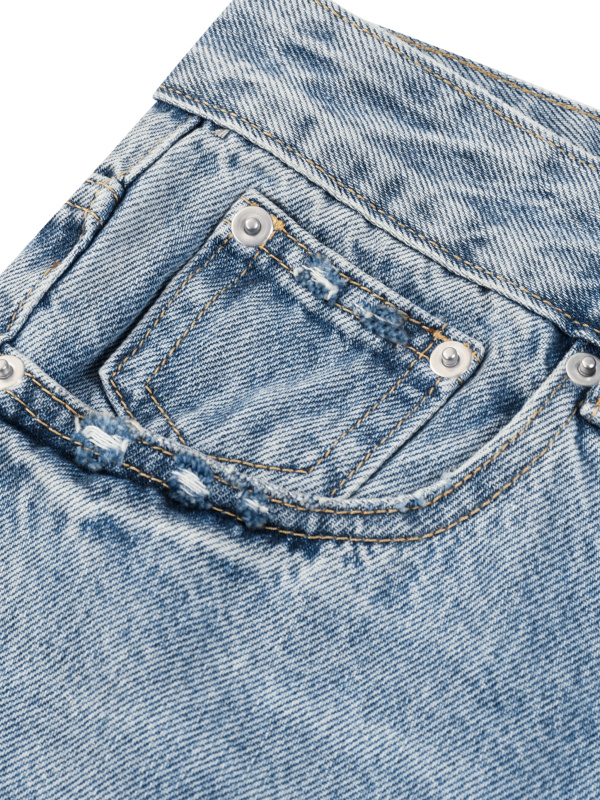 Men’s Vintage Wide Leg Denim Shorts