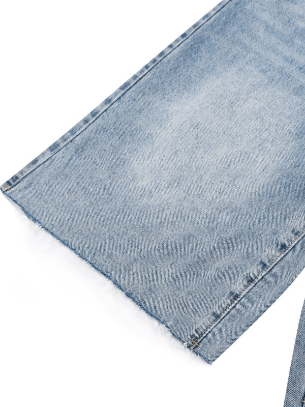 Men’s Vintage Wide Leg Denim Shorts