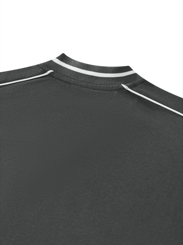 Unisex Color Block V-Neck Sweatshirt