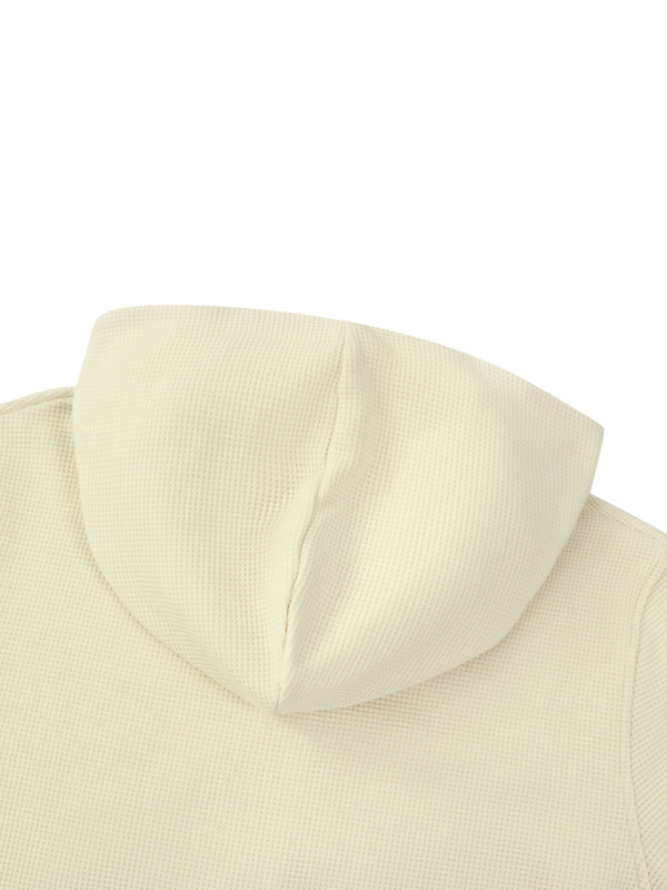Women's Waffle Full Zip Hoodie